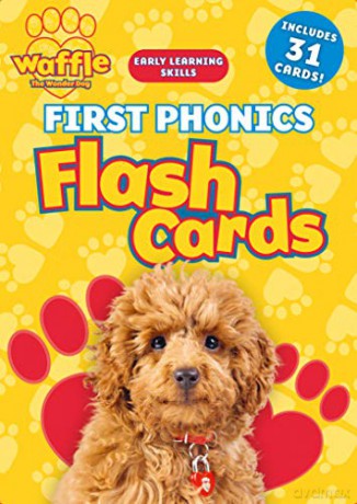 First Phonics Flash Cards (Waffle the Wonder Dog) - Scholastic [KSIĄŻKA]