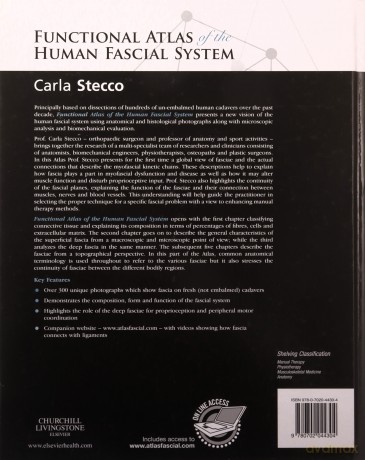 Functional Atlas of the Human Fascial System, 1e - Carla Stecco [KSIĄŻKA]