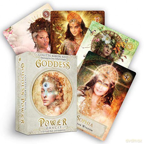 Goddess Power Oracle (Deluxe Keepsake Edition): Deck and Guidebook - Colette Baron-Reid [KSIĄŻKA]