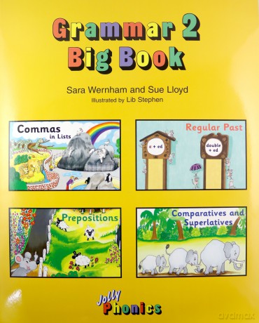 Grammar Big Book 2: In Precursive Letters (Jolly Grammer) - Sara Wernham [KSIĄŻKA]