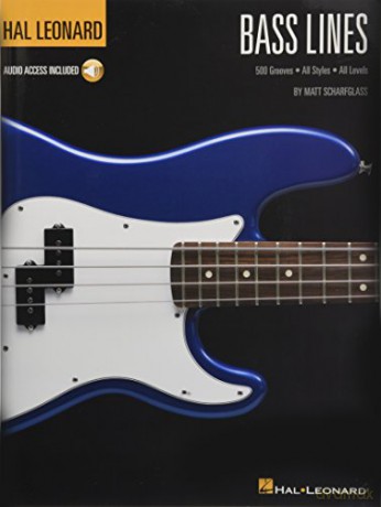 Hal Leonard Bass Method - Bass Lines (Bass Instruction) (Includes Online Access Code): Hal Leonard Bass Method 500 Grooves - All Styles - All Levels [KSIĄŻKA]