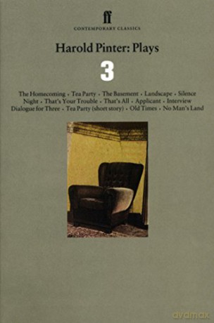 Harold Pinter Plays 3: The Homecoming; Old Times; No Man's Land - Harold Pinter [KSIĄŻKA]