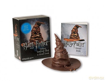 Harry Potter Talking Sorting Hat and Sticker Book: Which House Are You (Miniature Editions) [KSIĄŻKA]