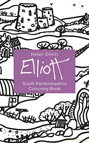 Helen Elliott Concertina Colouring Book: South Pembrokeshire [KSIĄŻKA]