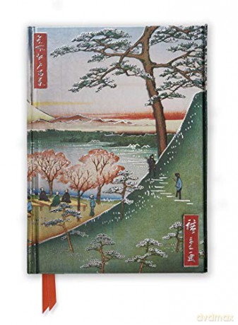 Hiroshige: Meguro (Foiled Journal): 45 (Flame Tree Notebooks, 45) [KSIĄŻKA]