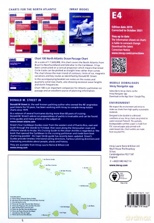 Imray Chart E4: Arquipélago de Cabo Verde (Imray E Charts) [KSIĄŻKA]