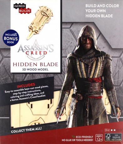IncrediBuilds: Assassin's Creed 3D Wood Model [KSIĄŻKA]