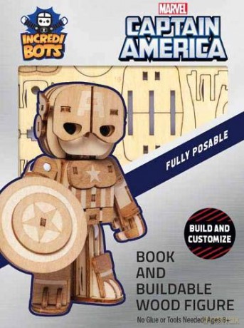 Incredibuilds: Marvel Captain America Incredibot [KSIĄŻKA]