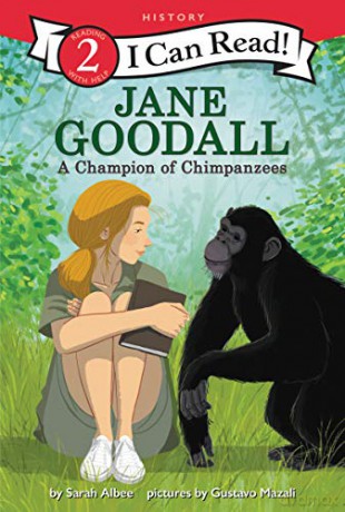 Jane Goodall: A Champion of Chimpanzees (I Can Read Level 2) - Sarah Albee [KSIĄŻKA]
