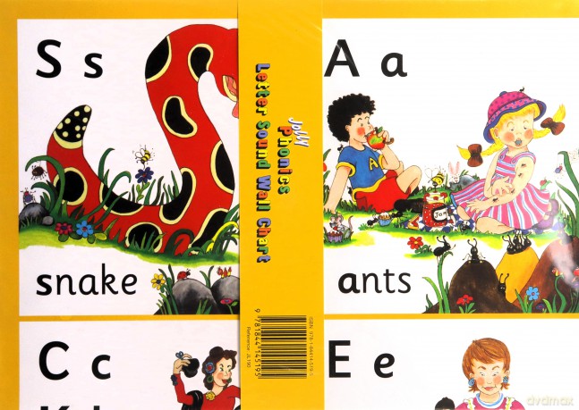 Jolly Phonics Letter Sound Wall Charts: In Precursive Letters (British English edition) [KSIĄŻKA]