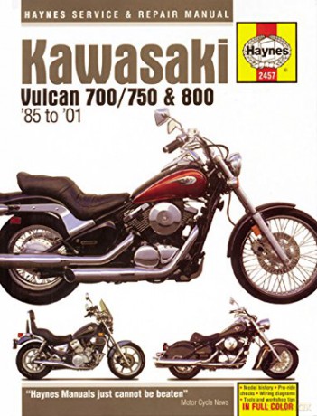Kawasaki Vulcan 700/750/800 1985-2006 (Haynes Powersport) [KSIĄŻKA]