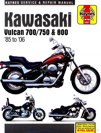 Kawasaki Vulcan 700/750/800 1985-2006 (Haynes Powersport) [KSIĄŻKA]