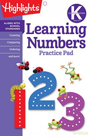 Kindergarten Learning Numbers (Highlights Learn on the Go Practice Pads) (HL A Learn on the Go Practice Pad) [KSIĄŻKA]