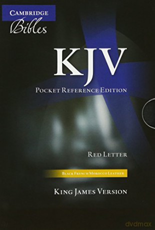 KJV Pocket Reference Bible, Black French Morocco Leather with Zip Fastener, Red-letter Text, KJ243:XRZ Black French Morocco Leather, with Zip Fastener [KSIĄŻKA]