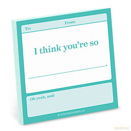 Knock Knock I Think You`re So...Fill in the Love Sticky Notes [KSIĄŻKA]
