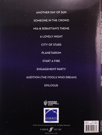 La La Land: Easy piano songbook: featuring 10 simplified arrangements from the award-winning soundtrack: Music from the Motion Picture Soundtrack [KSIĄŻKA]