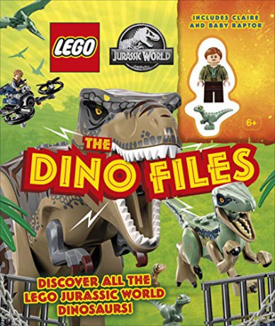 LEGO Jurassic World The Dino Files: with LEGO Jurassic World Claire Minifigure and Baby Raptor! - Catherine Saunders [KSIĄŻKA]