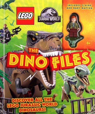 LEGO Jurassic World The Dino Files: with LEGO Jurassic World Claire Minifigure and Baby Raptor! - Catherine Saunders [KSIĄŻKA]