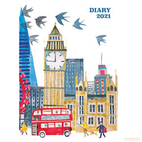 London Illustrated A6 Diary 2021 [KSIĄŻKA]