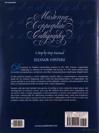 Mastering Copperplate Calligraphy: A Step-By-Step Manual (Lettering, Calligraphy, Typography) - Eleanor Winters [KSIĄŻKA]