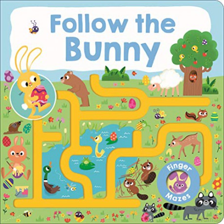 Maze Book: Follow the Bunny (Finger Mazes) [KSIĄŻKA]