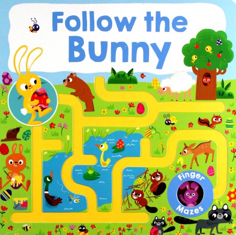 Maze Book: Follow the Bunny (Finger Mazes) [KSIĄŻKA]