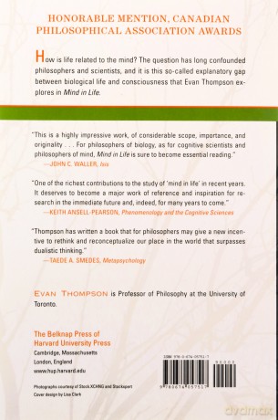 Mind in Life: Biology, Phenomenology, and the Sciences of Mind - Evan Thompson [KSIĄŻKA]