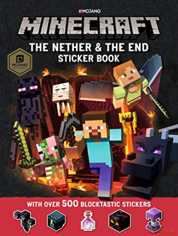 Minecraft The Nether and the End Sticker Book [KSIĄŻKA]