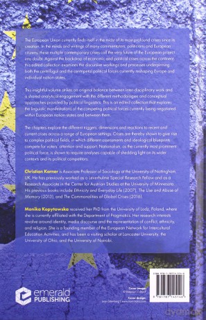 National Identity and Europe in Times of Crisis: Doing and Undoing Europe [KSIĄŻKA]