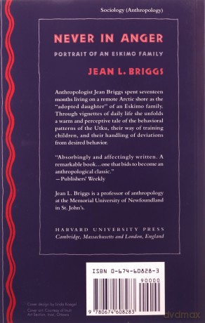 Never in Anger: Portrait of an Eskimo Family - Jl Briggs [KSIĄŻKA]