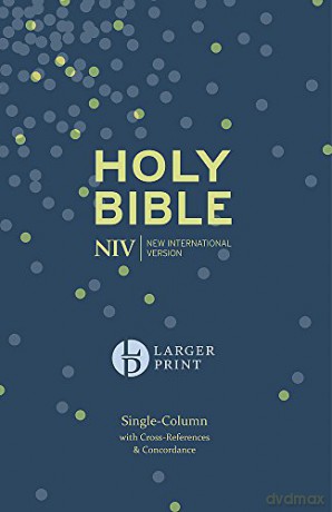 NIV Larger Print Compact Single Column Reference Bible: Hardback (New International Version) - New International Version [KSIĄŻKA]
