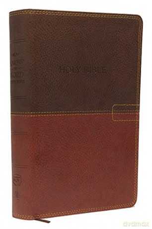 NKJV, Know The Word Study Bible, Imitation Leather, Brown/Caramel, Red Letter Edition: Gain a greater understanding of the Bible book by book, verse by verse, or topic by topic [KSIĄŻKA]