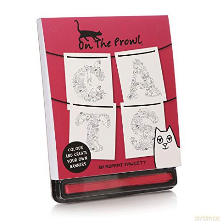 On the Prowl Cats: Colour and Create Your Own Banners - Rupert Fawcett [KSIĄŻKA]