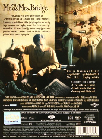 Mr. & Mrs. Bridge (digipack) [DVD]