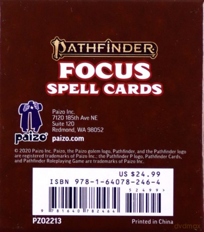 Pathfinder Spell Cards: Focus (P2) - Paizo Staff [KSIĄŻKA]