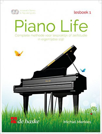 Piano Life - Lesboek 1: Complete Methode Voor Lespraktijk of Zelfstudie in Een Eigentijdse Stijl! [KSIĄŻKA]