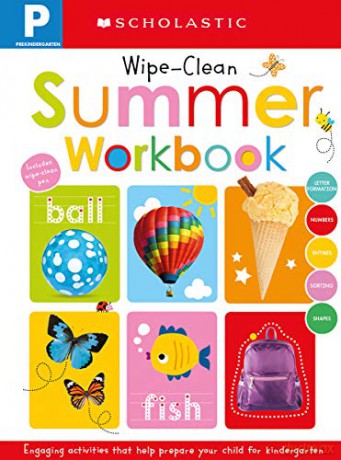 Pre-K Summer Workbook: Scholastic Early Learners (Wipe-Clean) [KSIĄŻKA]