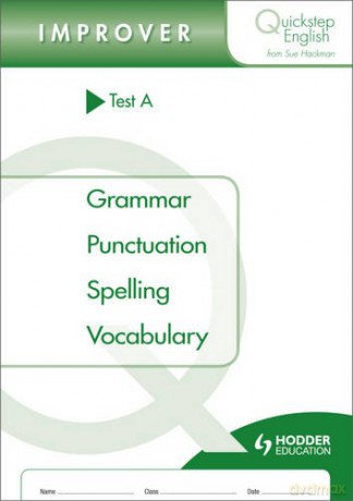 Quickstep English Test A Improver Stage (pack of 10) (Quickstep English Tests) - Sue Hackman [KSIĄŻKA]