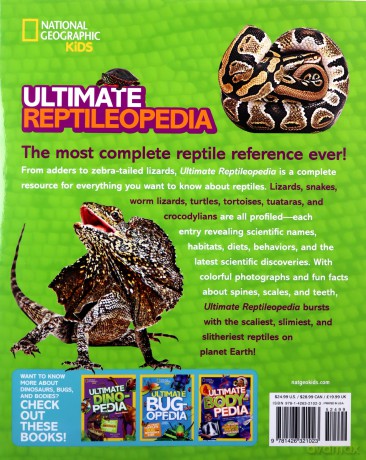 Reptileopedia: The Most Complete Reptile Reference Ever (National Geographic Kids) [KSIĄŻKA]