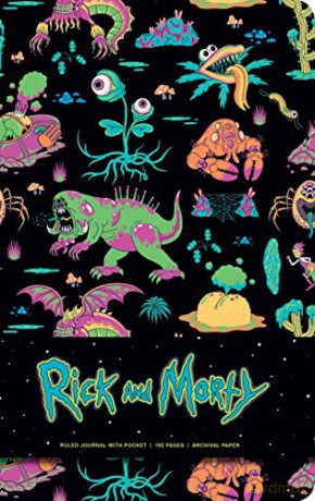 Rick and Morty Deluxe Hardcover Ruled Journal (Journals) [KSIĄŻKA]