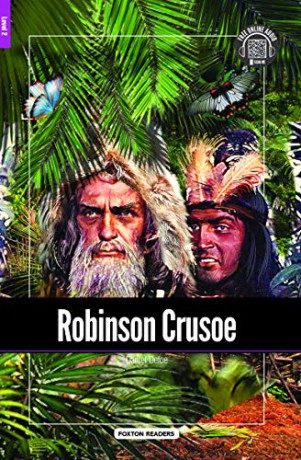 Robinson Crusoe - Foxton Reader Level-2 (600 Headwords A2/B1) with free online AUDIO (Foxton Readers) - Daniel Defoe [KSIĄŻKA]