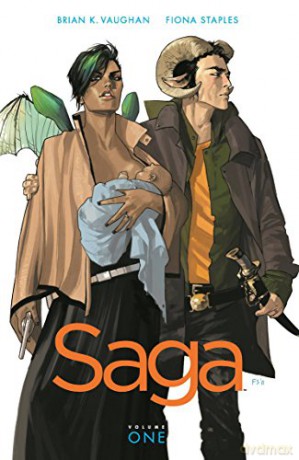 Saga Volume 1 (Saga (Comic Series)) - Brian K Vaughan [KSIĄŻKA]