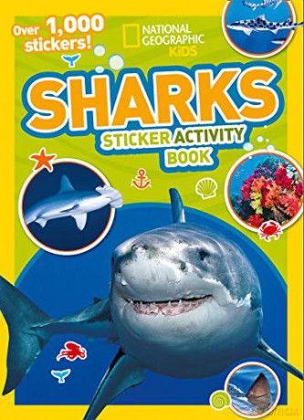 Sharks Sticker Activity Book: Over 1,000 stickers! (NG Sticker Activity Books) [KSIĄŻKA]