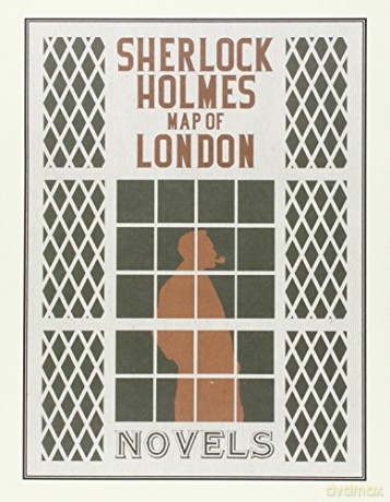 Sherlock Holmes Map of London - Aventuras Literarias [KSIĄŻKA]