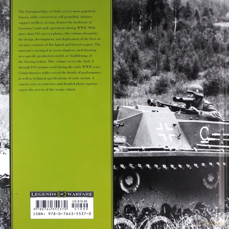 Sturmgeschütz, Vol. 1: Germany's WWII Assault Gun (Stug), Vol.1: The Early War Versions: 4 (Legends of Warfare: Ground) [KSIĄŻKA]