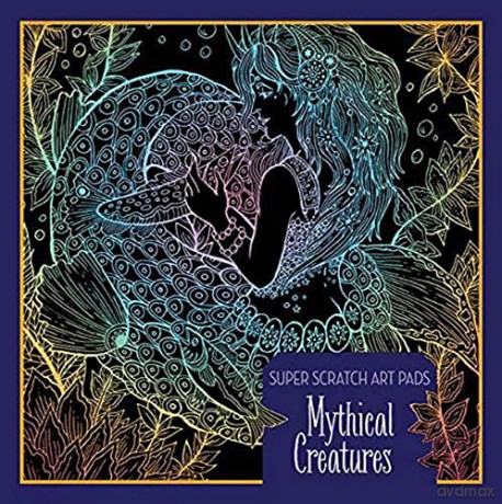 Super Scratch Art Pads: Mythical Creatures (Super Scratch Art Pads) [KSIĄŻKA]