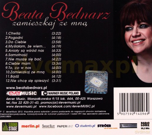 Beata Bednarz: Zamieszkaj Ze Mną (digipack) [CD]