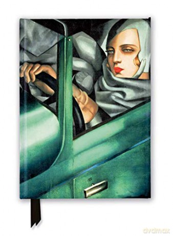 Tamara de Lempicka: Tamara in the Green Bugatti, 1929 (Foiled Journal) (Flame Tree Notebooks) [KSIĄŻKA]