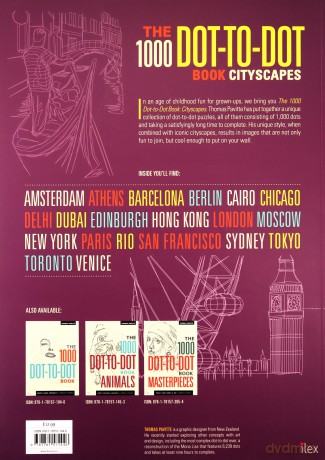 The 1000 Dot-To-Dot Book: Cityscapes: Twenty Exotic Locations to Complete Yourself [KSIĄŻKA]