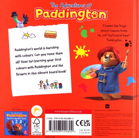 The Adventures of Paddington: My First Colours (Paddington TV) [KSIĄŻKA]